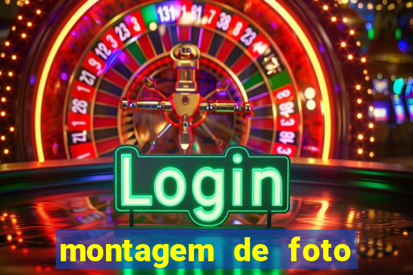 montagem de foto com simbolo do flamengo